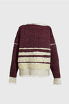 Woven Sweater - Red Virgin Wool