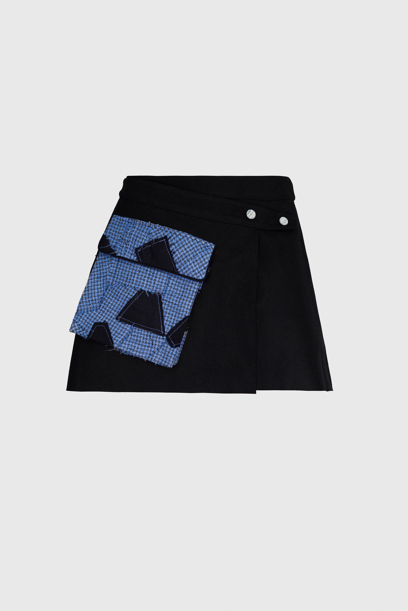 Thief Mini Skirt - Blue Front Pocket