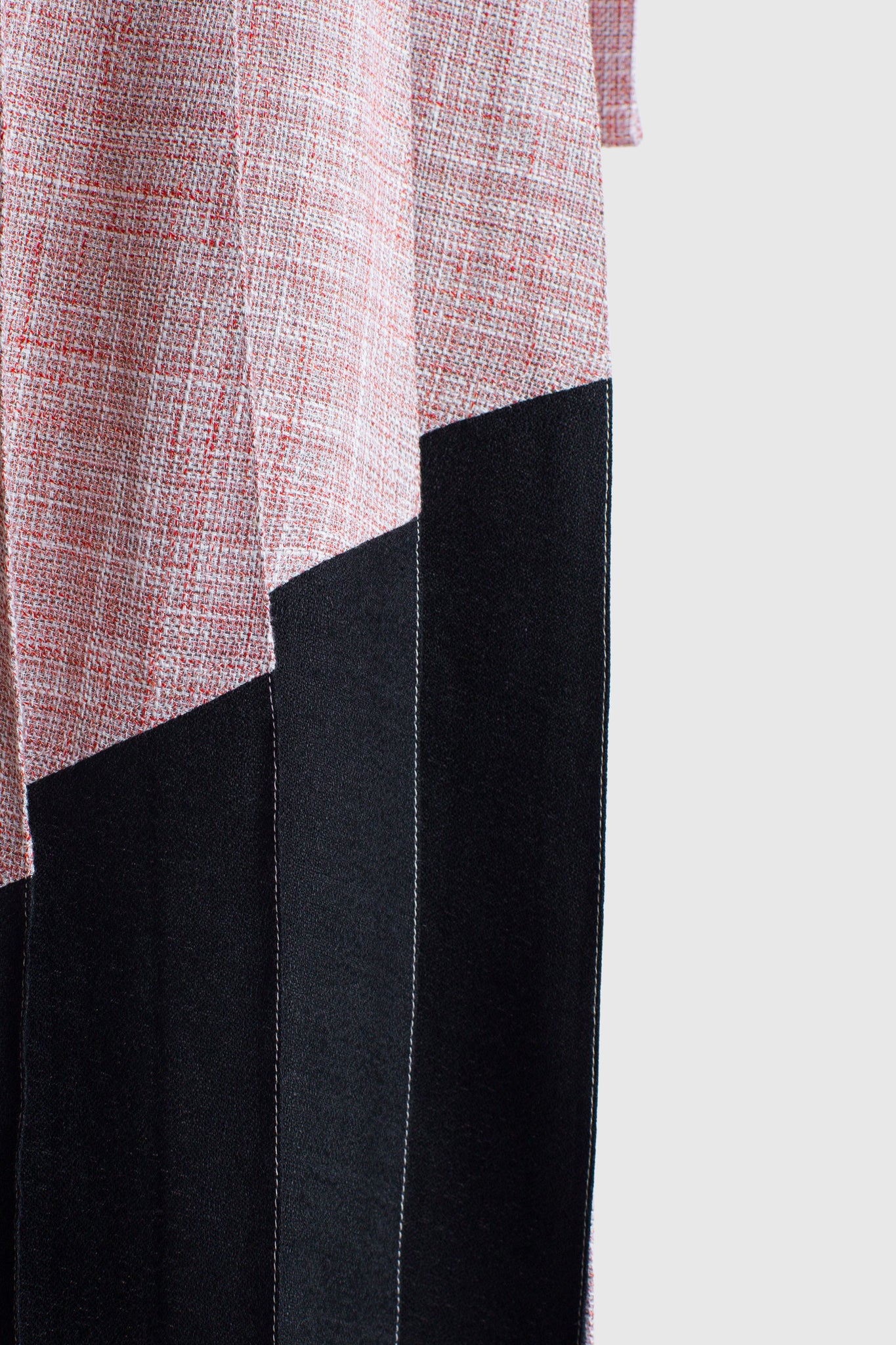 Z Pleated Skirt - Pink and  Black