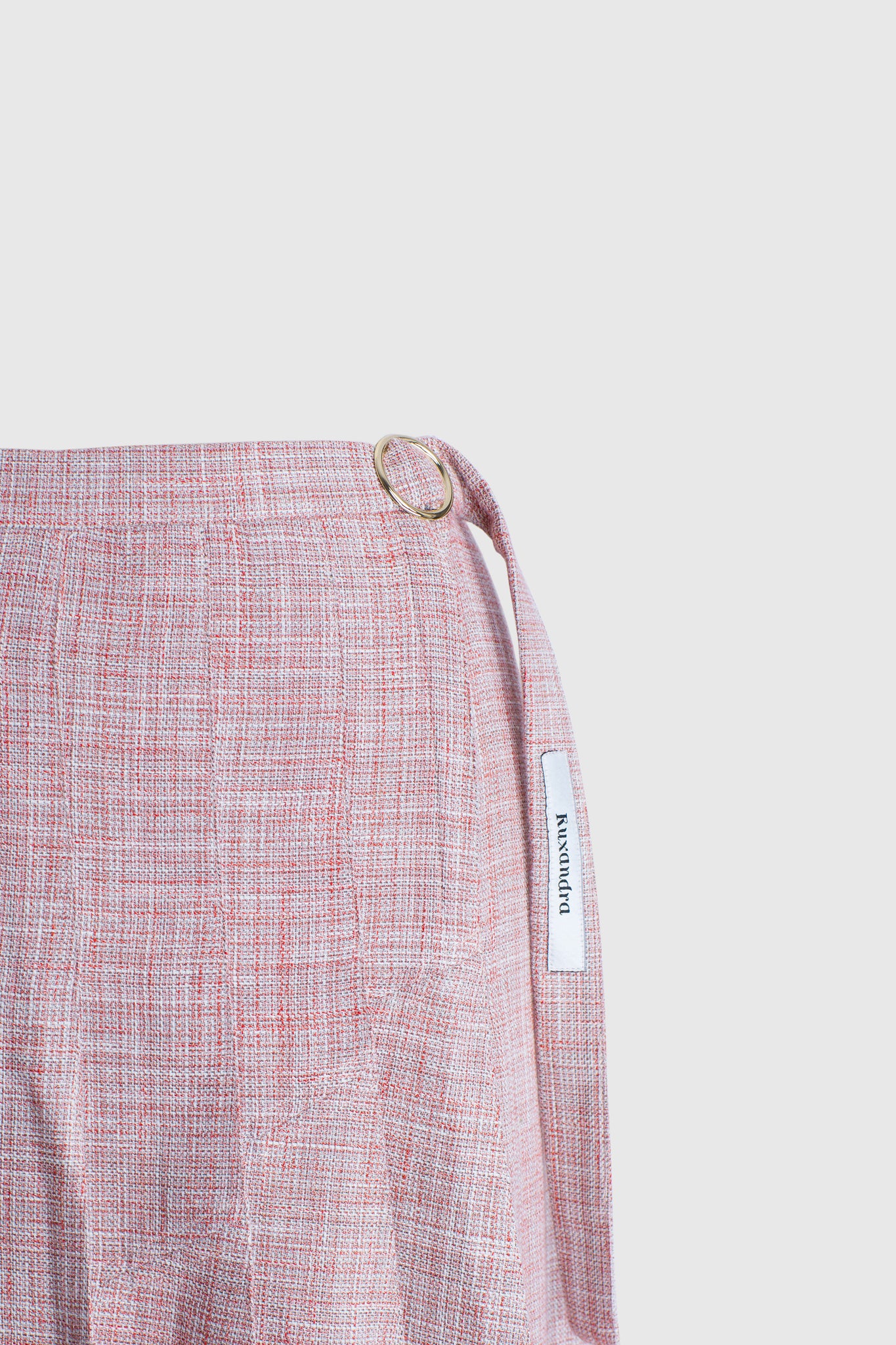 Z Pleated Skirt - Pink and  Black