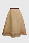 Clay Midi Skirt - Jute Canvas