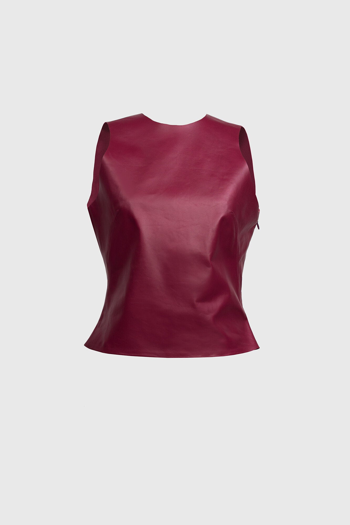 Valentine's Red Leather Top