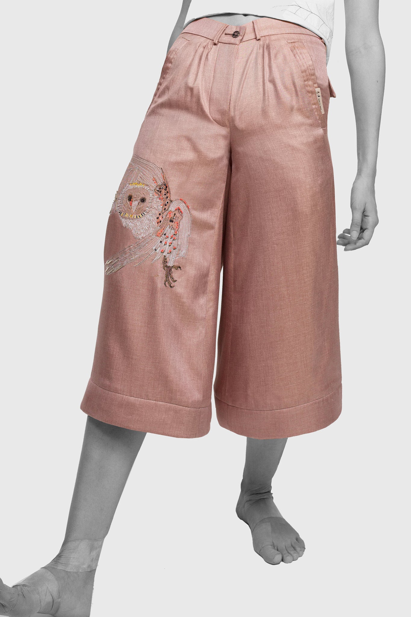 Owl Culottes - Cropped Trousers