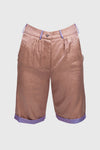 No Expectations Knee-Length Shorts- Light Cinnamon