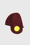 Military Hat - Dark Red