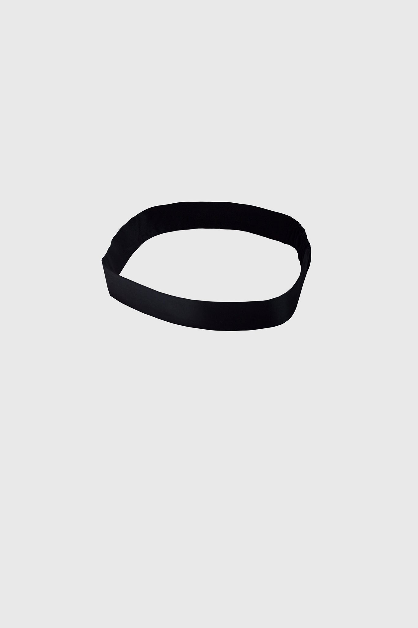 Ruxandra's women's and men's hair band, that doesn't thin your hair thickness, works with any outfit, soft shiny silk, black plain color, great to fix your hair 
