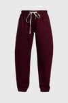 Red Virgin Wool Pants