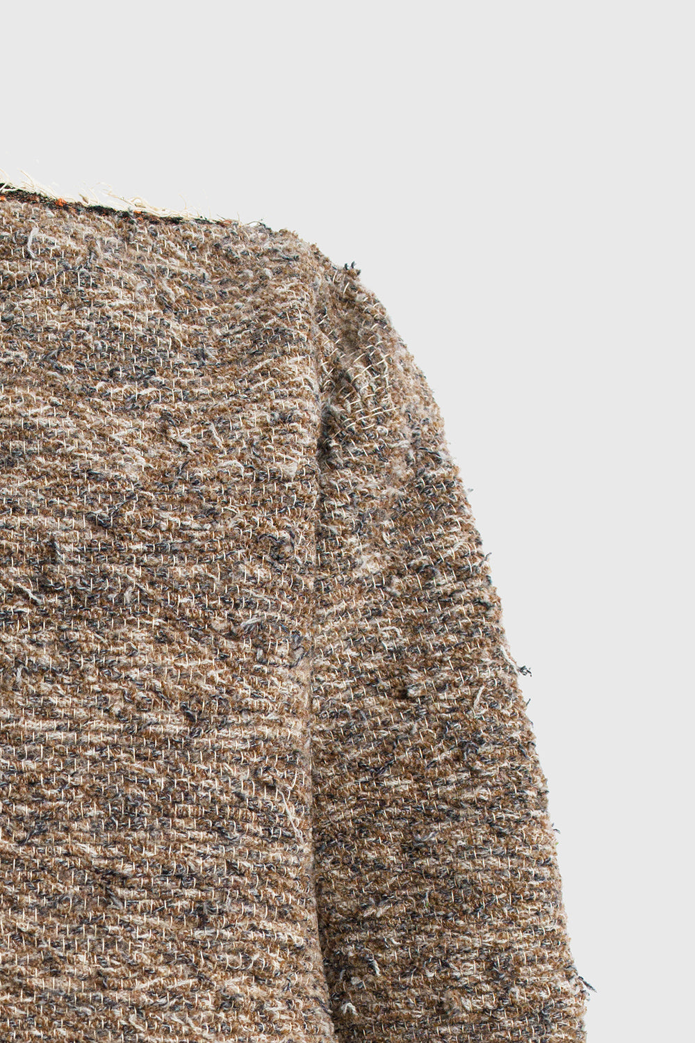 Woven Sweater - Herringbone Wool